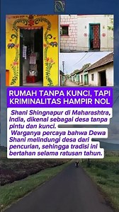 Shani Shingnapur, Desa Tanpa Pintu di India