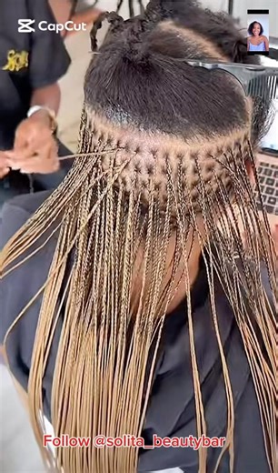 Bone straight braid #hairchannel #hairstyles #braids