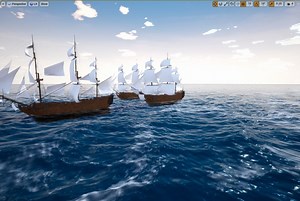 Gerstner wave水体渲染&浮力系统