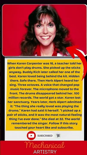 The Tragic Truth About Karen Carpenter That The World Forgot | A Star’s Lost Sanctuary