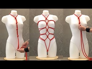 Bondage Rope Dress Shibari Restraint Step by Step Tutorial | Pulse and Cocktails