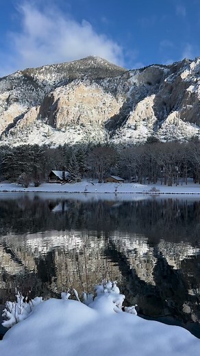 Spring time in Colorado. Taken this morning. #Colorado #Salida #buenavista #chalkcliffs #winter #springtime | Lars Leber Photography
