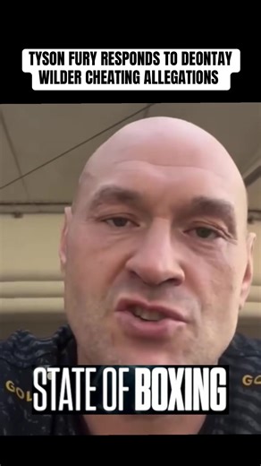 Tyson Fury responds back to Deontay Wilder cheat claims. #boxing #deontaywilder #tysonfury