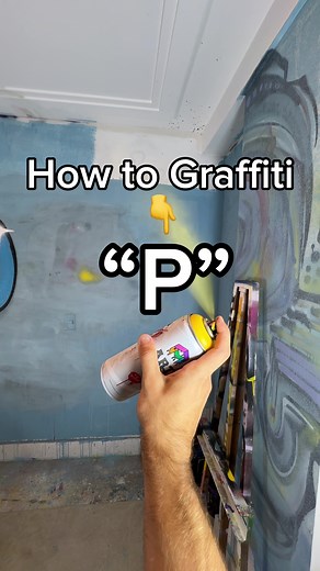 How to Draw Letter “P” 👈 #spraypaint #alphabet #letters #stepbystep #tutorial #stepbystep #fyp #foryou #fypシ