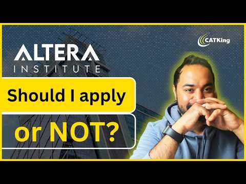 Altera Institute Should I Apply or Not ? Deadline Today | Placements | Batch Profile | MBA Marketing