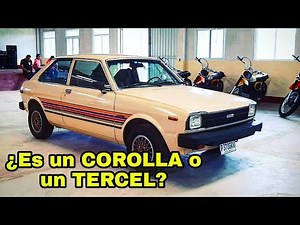 Toyota COROLLA TERCEL, un auto juvenil de los 80
