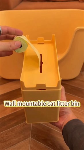 PlayTailCo on Instagram: "【Wall-Mounted Litter Box】 Elevated bathroom with a view. ✅ Reinforced mounting panel ✅ Front-pull drawer system ✅ Anti-spill rim & stepping mat “Because even bathroom time deserves a better view.” 🔗 Installation guide & product link in bio #CatLitterBox #SpaceSaver #CatFurniture #PetEssentials"