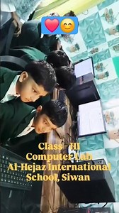 Computer Lab ||Alhejaz International School || practical kids #FunnyShorts #shorts#student#claas 3