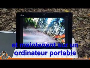 retour vidéo FPV sur tablette et ordinateur portable
