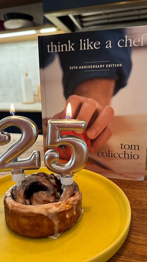 🎉OUT TODAY🎉 The 25th anniversary edition of Think Like A Chef. A new forward and all the great classic recipes you’ll love to cook today and for the next 25 years. Link in my bio to order and see you tonight in Brooklyn. | Tom Colicchio