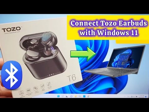 How to connect Tozo wireless bluetooth to Windows 11 Computer PC Lenovo Laptop