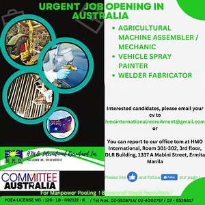 13K views · 717 reactions | URGENT JOB OPENING IN AUSTRALIA ! 1....