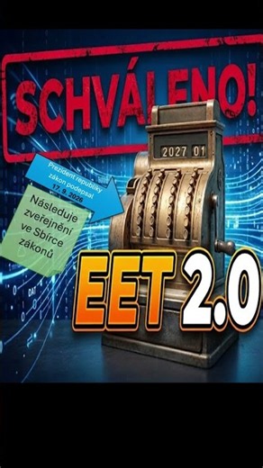 EET 2.0 JE TADY! 😱 Týká se to i vás? Musíte kupovat pokladnu? 🚨#praktickeucetnictvi