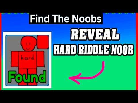 Reveal HARD RIDDLE NOOB Location in FIND THE NOOBS ROBLOX (Update Version)