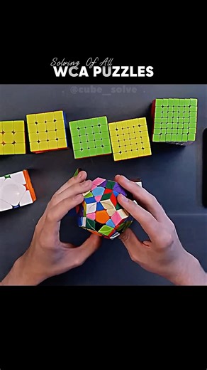 Fastest Solving of All WCA Puzzles &* | Cubastic #rubikscube #viral #wca #shorts