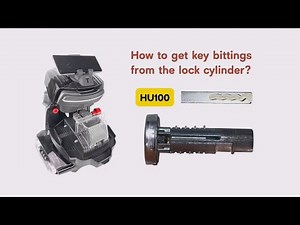 2M2 TANK2 PRO: Decode HU100 key bitting and cut a new key