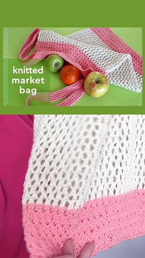 Patrón de Tejido para Bolsa de Mercado de Malla