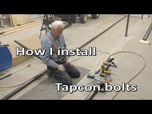 How I Install Tapcon Concrete Bolts