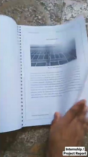 Internship Report | Solar Internship Project Report | Internship | Engineering Project Report | 📒📚