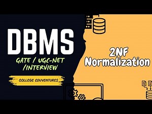 2NF Normalization | Second Normal Form | by College Eduventures