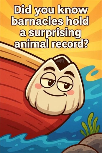 🦪 Barnacles Break Records! 📏 #FunFact