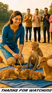 425K views · 15K reactions | Monkey saves Fawn  #AI #monkey #fawn #rescue #trendingreelsvideo | KIDS TV | Facebook