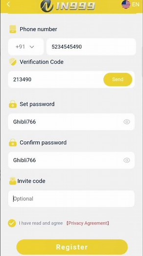 in999 game me register krte to invite code kaise nikale referral code kaise nikal / in999 invite