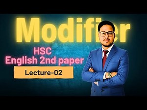 ||HSC||English 2nd paper || Modifier || Pre modifier || Lecture -02