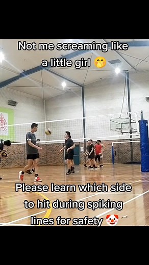 Player (and camera) safety is paramount! #fyp #volleyball #safetyfirst