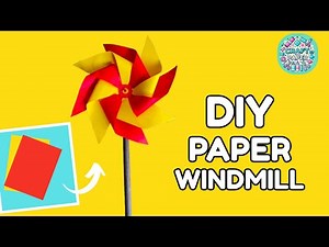 How to Make a Paper Windmill | Fun DIY Craft Idea