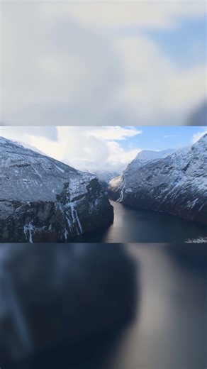 This Frozen Norwegian Gem Has No Competition #norway #geiranger #scenic