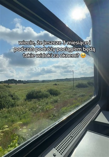 na nic nie czekam bardziej, a Wy? 🌼 #lato #pociagi #pkp #pociag #podrozowanie