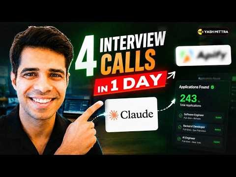 Master Jobs Applications using Claude | 4 Interview Calls in 1 Week