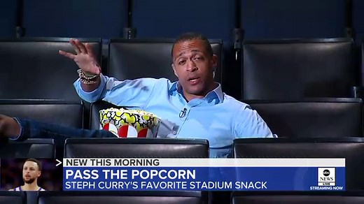Steph Curry ranks NBA arenas' popcorns