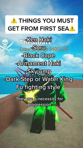 Essential Items to Collect in Blox Fruits First Sea