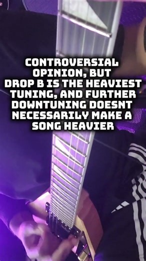 Controversial Opinion, but Drop B is the heaviest tuning for 6-string guitars #heavymetal #rockmusic