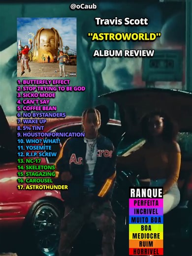 O MELHOR ALBUM DO TRAVIS SCOTT? ASTROWORLD - ALBUM REVIEW #rap #hiphop #ranking #musica #music #album #ASTROWORLD #TravisScott #AlbumReview #AstroworldReview #TravisScottAstroworld #HipHop #Rap #MusicReview #HipHopReview #RapReview #ReviewDeAlbum #CriticaMusical #AnaliseDeAlbum #FaixaAFaixa #SICKOMODE