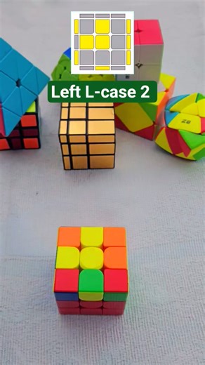 OLL 32/ Left L-CASE2 #rubikscube #puzzle #R-RUBIKS