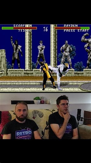 MORTAL KOMBAT - SEGA VS SNES #shorts #retro #retrogaming #sega #mortalkombat #mortalkombat1