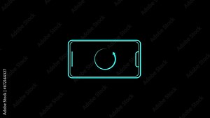 Turn you Smart phone rotate device screen, Phone flip sign, Phone Rotation animation. Animation of Please Rotate Your Phone to Landscape 90 Rotation for Better Experience.