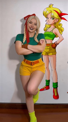 My dragon ball EVIL Launch cosplay 🖤 Do you like it? #dragonball #cosplay