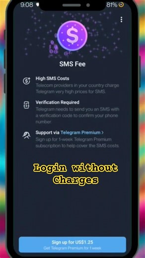 How to Fix Telegram SMS Fee Problem | Login Without Charges