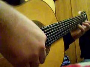 Russian 7 string Guitar - Tango - Черные Глаза Dark Eyes (old video)