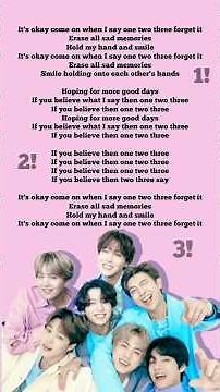 2! 3! lyrics |BTS| #lyrics #bts #btsarmy #btssong #btssonglyrics