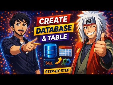 How to create database and table in SQL | SQL part 1 | #trending #sql #sqldatabase #sqltutorial 