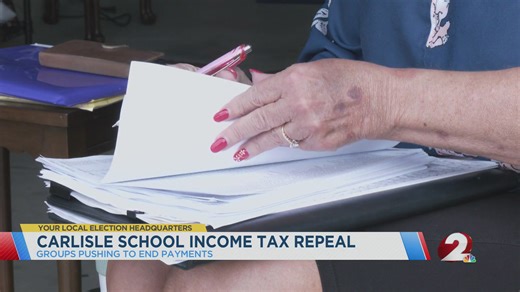 Carlisle resident petitioning to repeal school income tax