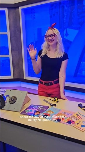 spent the day in pbs studios 🏡