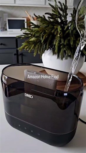 Arielle Brimhall | Amazon Finds on Instagram: "🌫️ Dry air is NOT it… especially at night. This DREO humidifier has been such a must-have for bedrooms + nurseries 🤍 Quiet, sleek, and it runs forever without constant refills. 💬 COMMENT MIST and I’ll send you a DM! ( follow my page FIRST so the DM doesn’t get hidden ) . dreo humidifier, cool mist humidifier, bedroom humidifier, baby nursery humidifier, quiet humidifier, top fill humidifier, large room humidifier, dry air relief, night light humi