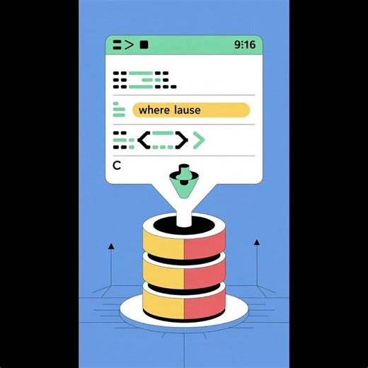 SQL WHERE Clause in 30 seconds (Filter Data Like a Pro!) In hindi.