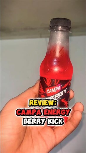 Review: CAMPA BERRY KICK ENERGY DRINK || #viral #shorts #review #fyp